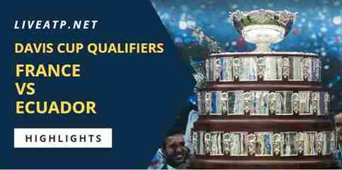 France Vs Ecuador Highlights 2022 | Davis Cup Qualifiers